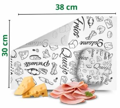 Papel Acoplado Mono Frios - 30cm x 38cm - 20g - 400 Unidades - EMBALEBEM