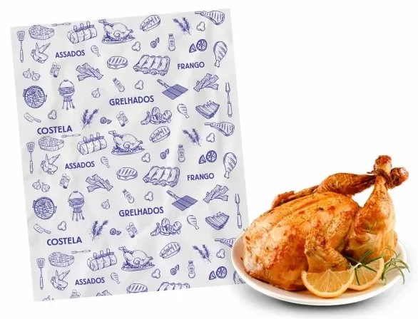 Papel Acoplado Mono Frango - 60cm x 50cm - 50g - 4kg - EMBALEBEM