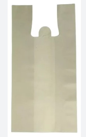 Sacola Leitosa Branca em Fardo - Tamanho 30 x 45 - Fardo com 1.000 Unidades - Aprox. 5,00kg - DISCIPLAN